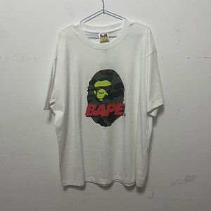 Bape Camouflage Big Ape Head T-shirt White